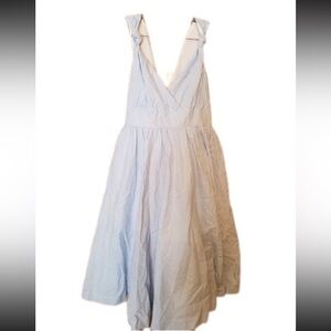 Vineyard vines blue seersucker dress